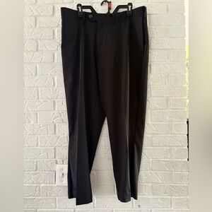 Haggar Men's Black Dress Pants Classic Fit 38x29